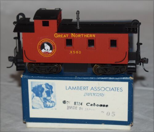 Lambert Associates Brass Caboose Great Northern GN X580 - HO Gauge in Box