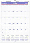 AT-A-GLANCE 2023-2024 Academic Wall Calendar Monthly 12 x 17 Medium Ruled Da