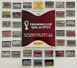 Panini FIFA World Cup Qatar 2022 COMPLETE SET of 670 Stickers + ALBUM ⚪️ Border