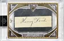 1/1 2023 Topps Transcendent Henry Ford Gold Frame Cut Auto Autograph RARE