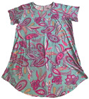 Women's Bobbie Brooks Soft Knit Paisley Dress - Size 3X - Polyester/Spandex