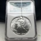 1986 Silver Eagle NGC MS69 First Year of Issue Label