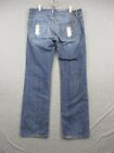 7 For All Mankind Button Fly Bootcut Jeans 36X32 Argile Pocket