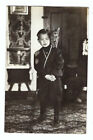 RPPC Young Boy With Cat On Shoulder