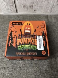25 Pc Pumpkin Jack O Lantern Halloween Professional Carving Kit & Candle Lights