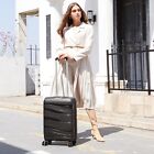 Melalenia Luggage Carry on Luggage PP Material Luggage with Spinner Wheels