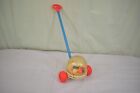 Vintage 1980 Fisher-Price Corn Popper Push Toy Toddler/Preschool Full Size