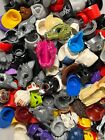 Lego Bulk Lot Of 25 Minifigure Hair Helmet & Head Pieces Free US Shipping