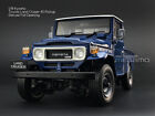 1/18 Kyosho Toyota Land Cruiser 40 Blue 1984 Pickup Truck RHD Diecast Full Open