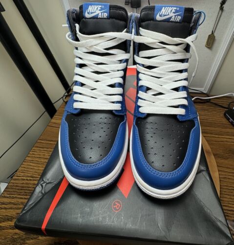 EUC Nike Air Jordan 1 Retro High OG Dark Marina Blue Men’s Size 9 555088-404