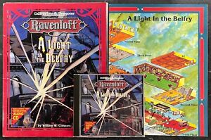 AD&D Dungeons & Dragons Ravenloft A Light in the Belfry With Interactive CD