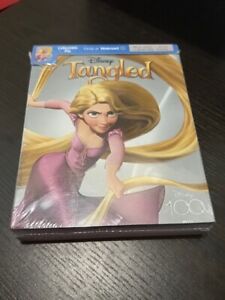 Walt Disney Tangled Blu-ray DVD Digital Code Disney100 Sealed + Collectors Pin