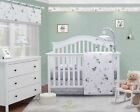 5 Pieces Forest Fox Grey Baby Boy Girl Nursery Crib Bedding Sets By OptimaBaby