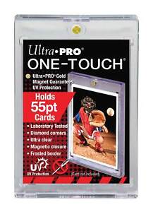 1X ULTRA PRO 55 PT UV One Touch Magnetic Holder for THICK CARDS or Jersey card