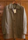 Brioni Linen & Cotton Spring Summer Jacket Size Medium Made in Italy