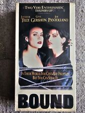 Bound VHS Tape 1996 Jennifer Tilly Gina Gershon Joe Pantoliano Widescreen Film