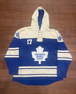 Old Time Hockey Toronto Maple Leafs Wendel Clark #17 Jersey/Hoodie Men's XL New