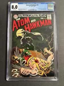 Atom and Hawkman #43 1969 CGC 8.0 1st Silver Age Gentleman Ghost