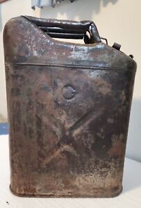 VTG Jerry Can Container WWII WW2 1944 RHEEM USA QMC military mancave Shop Decor