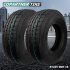 2 New Copartner Tire ST235/80R16 Radial CP182 14 Ply All Steel 129/125M Load G