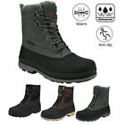 Men's Insulated Waterproof Winter Snow Boots Warm Outdoor Boots for Cold Weather