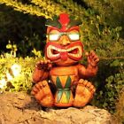 New ListingSolar Drumming Tiki Garden Statue: Tribal Tiki Ornament with Solar Powered
