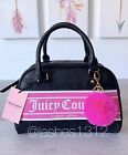 JUICY COUTURE Bag Fashionista Bowler Satchel - Pink & Black