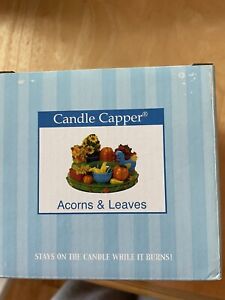 Old Virginia Candle Co-Candle Capper Acorns & Leaves Fall Autumn