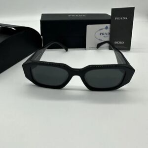 Prada PR 17WS Black/Dark Grey Sunglasses