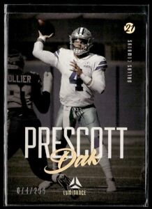 2021 Luminance Dak Prescott /299 Dallas Cowboys #26