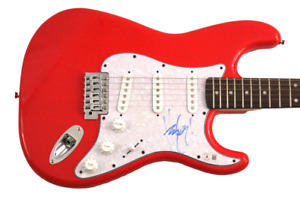 Hayley Williams Paramore Signed Autograph Red Fender Electric Guitar Beckett COA