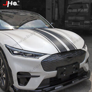 Car Front Hood Stripes Racing Decal Tailgate + Tools for Mustang Mach E 2021 22