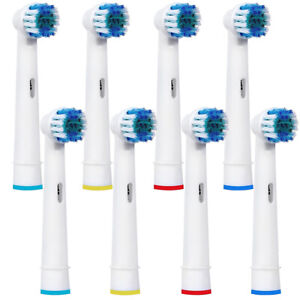 8 Heads Compatible With Oral B Type 3756 Electric Toothbrush Replacement Heads
