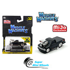 Muscle Machines 1:64 1993 Chevrolet 454 SS Pickup Truck Black - Mijo Exclusive