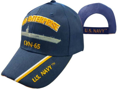 USS ENTERPRISE CVN-65 US NAVY SHIP HAT OFFICIALLY LICENSED BALL CAP