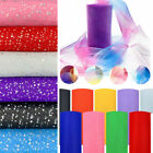 22 Assorted Colors Glitter Solid Rainbow Tulle Fabric for Sewing Skirt Decor DIY