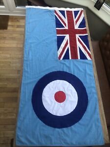 1960s RAF Union Jack Station Flag 100% Quality Cotton Individually Stitched