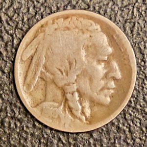 1919 D Two Feathers Buffalo Nickel GD