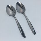 Serving Spoons 2pc International Rogers Cutlery CREATION  Stainless Steel