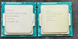 LOT 2 OF Intel Core i5-4590 3.30GHz Processor SR1Q3 CPU