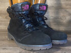 The North Face Women's Size 9 Insulated Suede Black Ice Pick Hiking Boots Snow