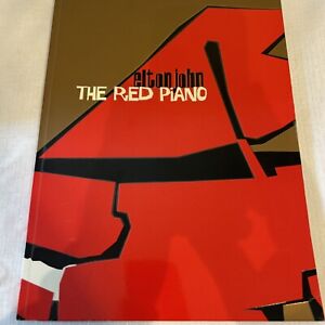 Elton John The Red Piano Tour Book w Ticket Las Vegas Show 2004 Caesar's Palace