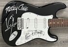MOTLEY CRUE Signed Guitar Nikki Sixx Vince Neil Tommy Lee Autographed Guitar JSA