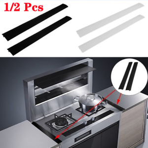 1/2Pcs Silicone Stove Counter Gap Cover Oven Guard Seal Slit Strip Kitchen USA