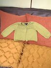 12-18 Month Girls Sweater Cardigan Baby GAP Grass Green Detailed