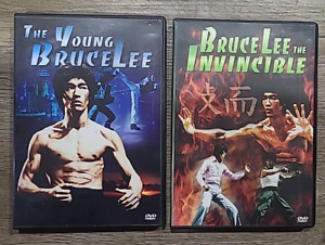 2 DVD's - The Young Bruce Lee & Bruce Lee The Invincible (DVD, 1980)