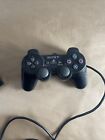 Sony PlayStation 2 Wired DualShock Controller Black (Untested)