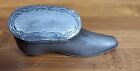Antique PEWTER Shoe Shaped SNUFF BOX