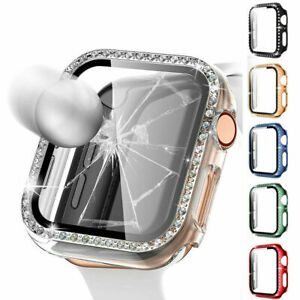 Bling Full Screen Protector Case Cover For Apple Watch Series 8 7 6 5 4 3 2 1