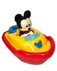 Disney Junior Mickey Mouse Clubhouse Boat Bath Toy Red & Yellow 5” New With Tag